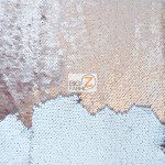 Mermaid Sequins Fabrics By The Yard Brown Cream Taupe