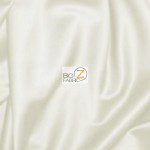 DULL BRIDAL SATIN FABRIC BY THE YARD IVORY