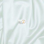 DULL BRIDAL SATIN FABRIC BY THE YARD WHITE