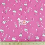 Let's Pretend Pink Puppets Michael Miller Cotton Fabric By Yard