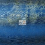 Aquamarine Sopythana Snake Vinyl Fabric By The Yard