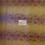 Desert Gold Sopythana Snake Vinyl Fabric By The Yard