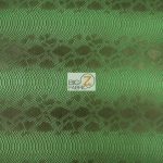 Venom Green Sopythana Snake Vinyl Fabric By The Yard