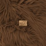 Solid Grizzly Fake Fur Fabric By Yard Brown