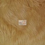 Solid Grizzly Fake Fur Fabric By Yard Camel