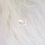 Solid Grizzly Fake Fur Fabric By Yard Ivory