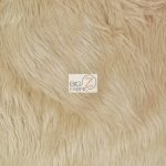 Solid Grizzly Fake Fur Fabric By Yard Light Khaki