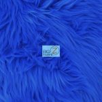Solid Grizzly Fake Fur Fabric By Yard Royal Blue
