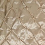 Champagne Button Style Taffeta Fabric By The Yard