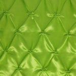 Lime Button Style Taffeta Fabric By The Yard