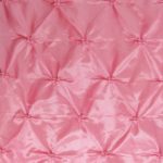 Pink Button Style Taffeta Fabric By The Yard